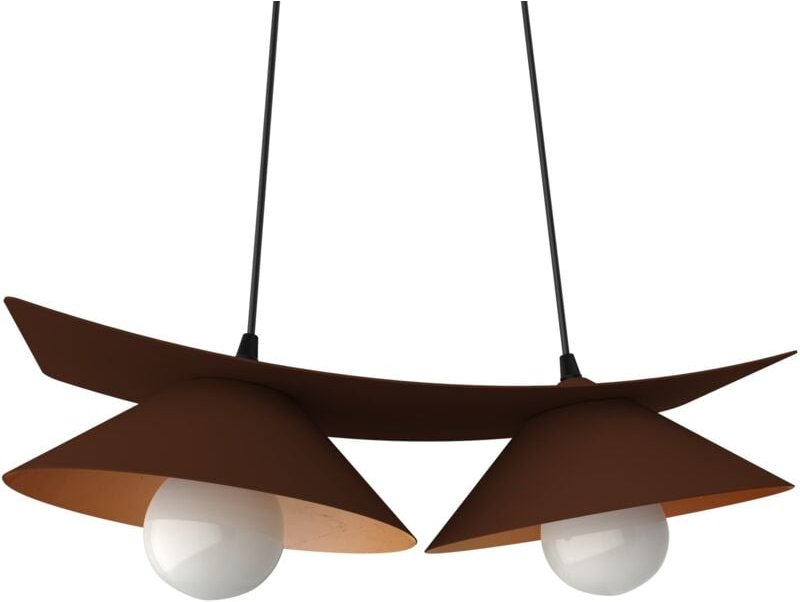 Lumicom - miller X2 sospensione Ø25 corten foglia