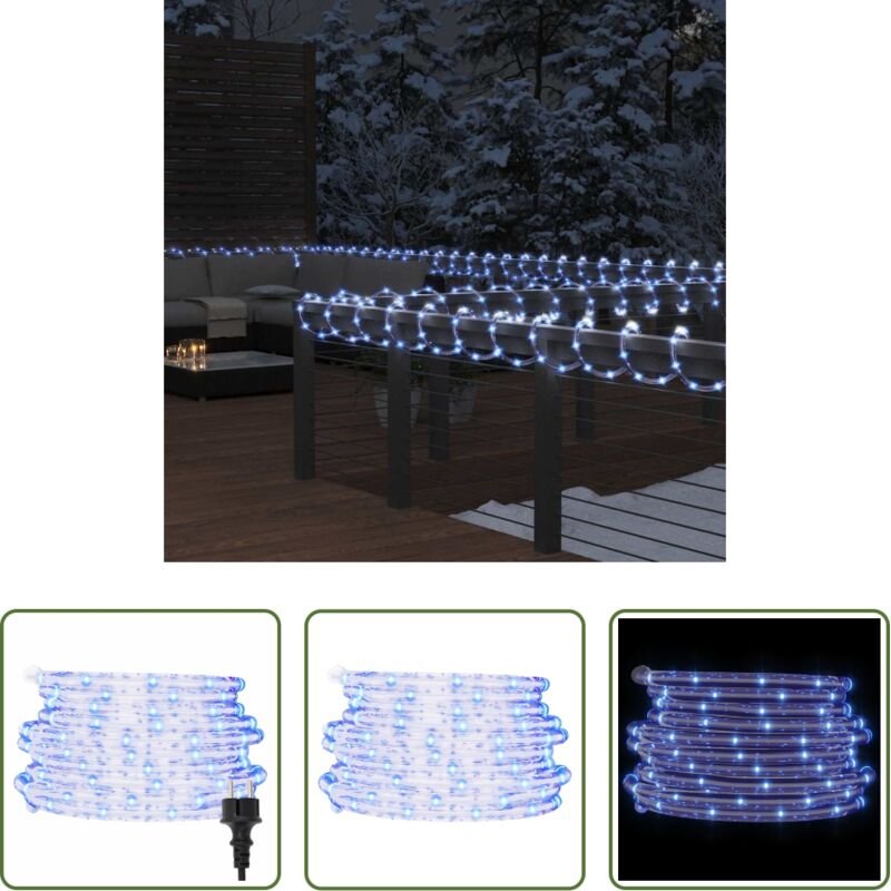 Lichtschlauch - Lichtschlauch 1200 LEDs Kaltweiß 50 m PVC