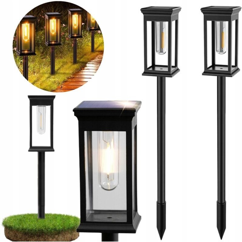 Thumbnail - Solar Gartenleuchten Steck-Solar LED Beleuchtung 2 Stück
