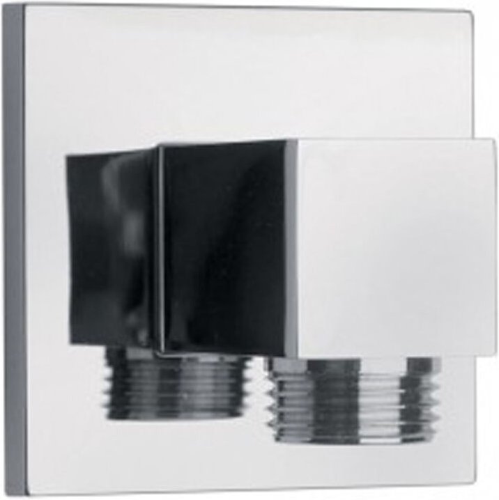 Eingebaute quadratische Wandleuchte aus Epoxidharz, matt schwarz