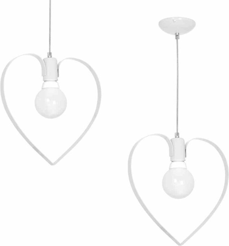 AMORE WHITE 1xE27 Pendelleuchte