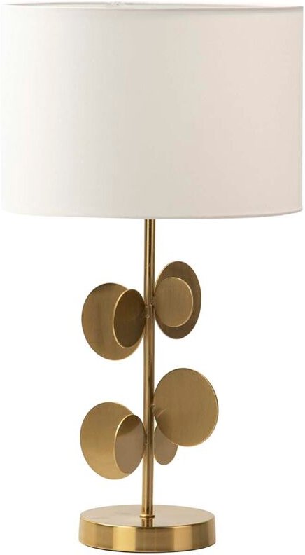 Goldene Metall-Tischlampe 30X30X52 cm
