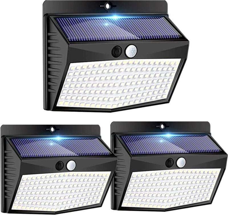 Thumbnail - Solarleuchten Außen Bewegungsmelder, 138 LED 3 Modi Solarleuchte Außen, IP65 Wasserdicht Solar Außenbeleuchtung für Gart...