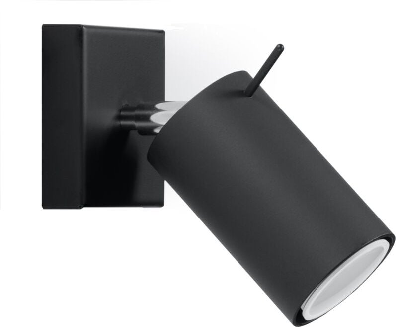 Wandleuchte Mirax 1 GU10 Schwarz Lumilo 00.119.91