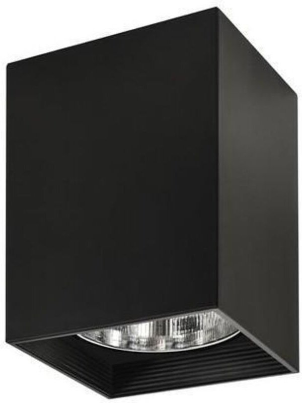 Jupiter Ceres K17 schwarz E27 Goldlux Röhre Deckenaufbauleuchte