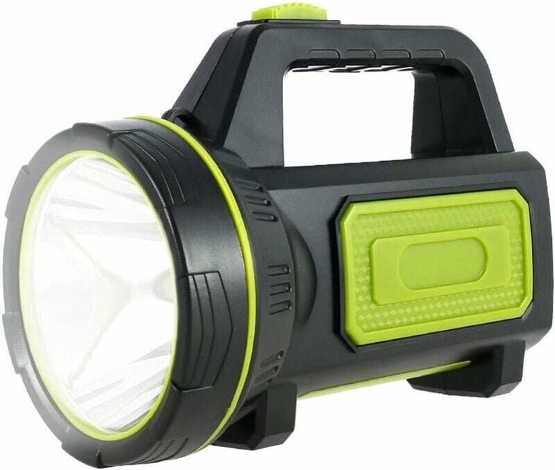 Thumbnail - ZVD - LED-Taschenlampe, wiederaufladbar über usb, 135.000 Lumen, 6000 mAh, mit Seitenlicht, geeignet zum Wandern und Cam...