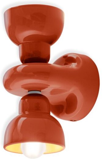 DECO' BERIMBAU C2601, Keramik Wandleuchte, Ferroluce