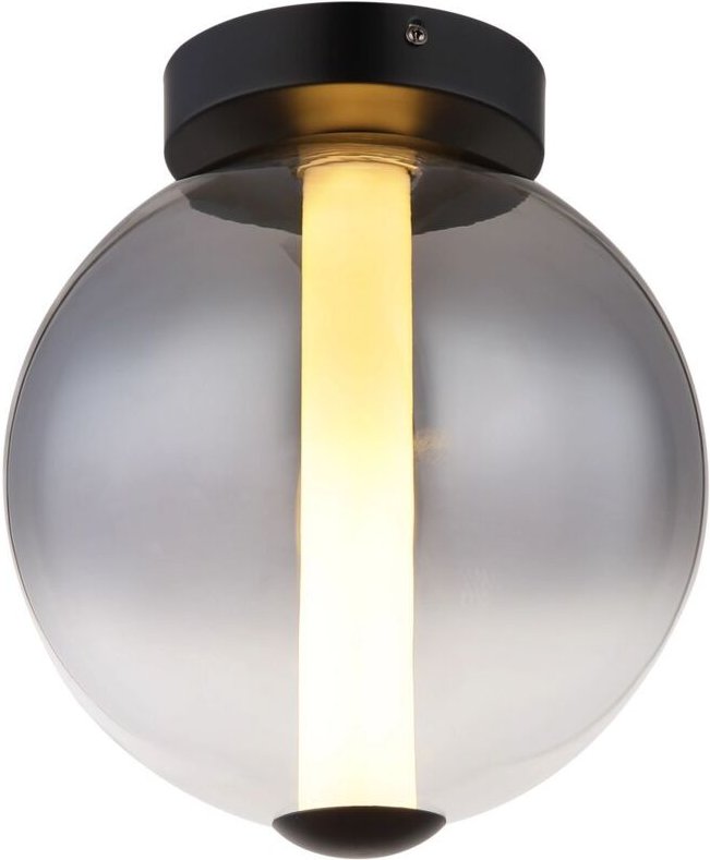 Globo Lighting - Deckenlampe Deckenleuchte Wohnzimmerlampe Glaskugel rauch Flurlampe led h 28,5cm