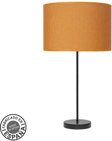 High Fashion Tischlampe 1xe27 schwarz/orange 63x30x30cm