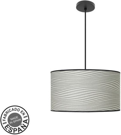 Fashion Pendelleuchte 2xe27 schwarz/grau regx40x40cm m/Diffusor