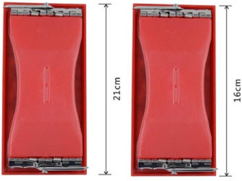 Trade Shop Traesio - Trade Shop - schaubild carta vetrata 2PZ smerigliatrice levigatrice manuale 100X210 160X58 mm -