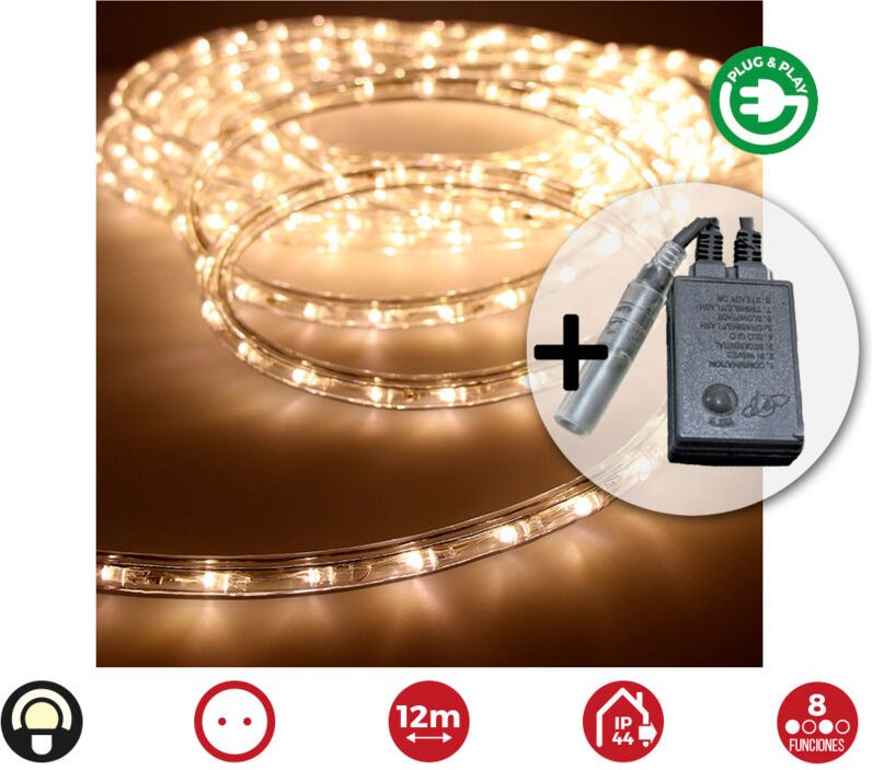 EDM - Flexiled Kit, 12m, Multifunktion, warmweiß 71492