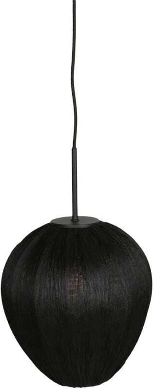 Hängeleuchte - HaloSwap - schwarz - leinen - ø 25cm - - Mexlite