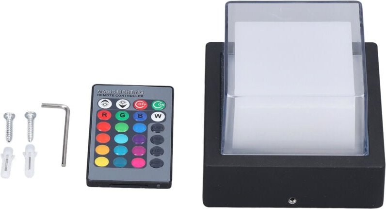 Außenwandleuchte, 5W RGB-LED-Warmlicht für Garten, Restaurant, Wohnzimmer