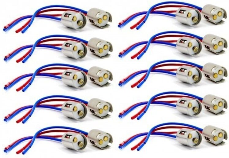 Keramiksockelwürfel P21/5W / 1157 für 12V / 24V Beleuchtung x 10