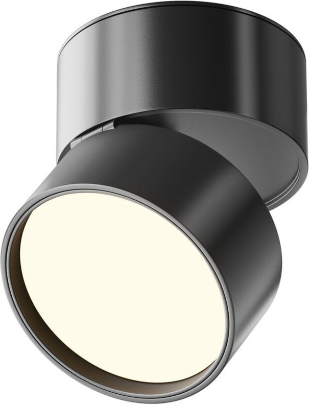Maytoni Onda Aufbau-Downlight Schwarz 3000K 780lm