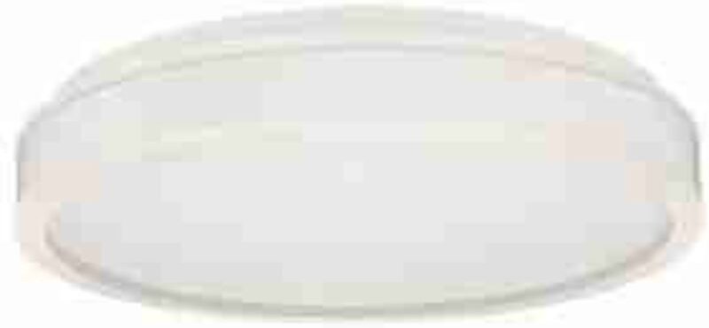 LED6912 VT-7758 65W LED-Deckenventilator, weißes Gehäuse, RF-Steuerung, 3 braune Flügel, AC-Motor (52 ZOLL)