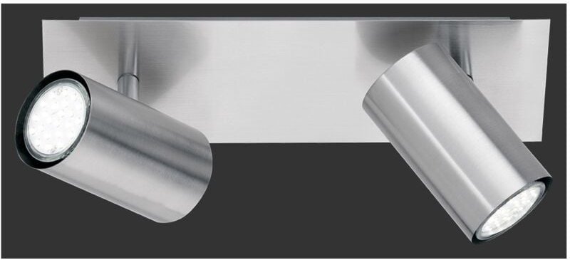 Deckenleuchte 2 verstellbare Strahler Marley Nickel Trio Lighting