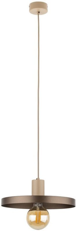 TK Sila 30cm Kuppel Pendelleuchte Deckenleuchte Braun 1xE27