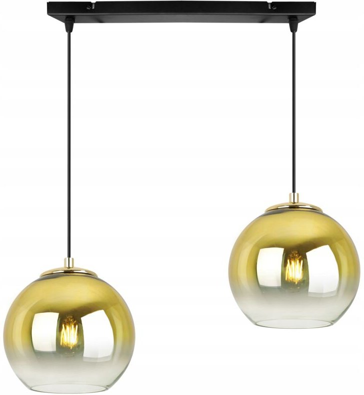 Hängelampe Deckenleuchter Golden Lampenschirm 15 cm