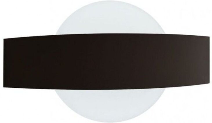 Fabrilamp - Wandschwenkleuchte de wall circ.8w 4000k arc schwarz 630 lm ip20 13x24x5 cm