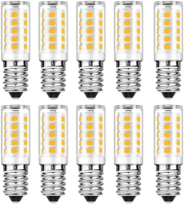 YMYNYE14 LED-Glühbirne, Kaltweiß 6000 K, 5 W, entspricht 50 W Glühlampe, 400 lm, nicht dimmbar, 10 Stück
