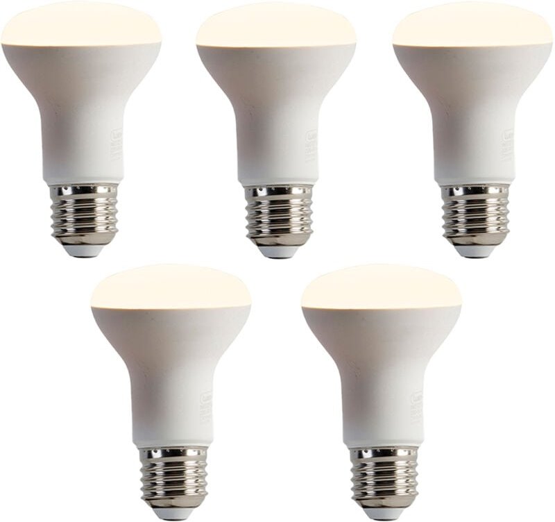 Luedd - Set mit 5 dimmbaren E27 LED-Glühbirnen R63 6,2W 520lm 2700K