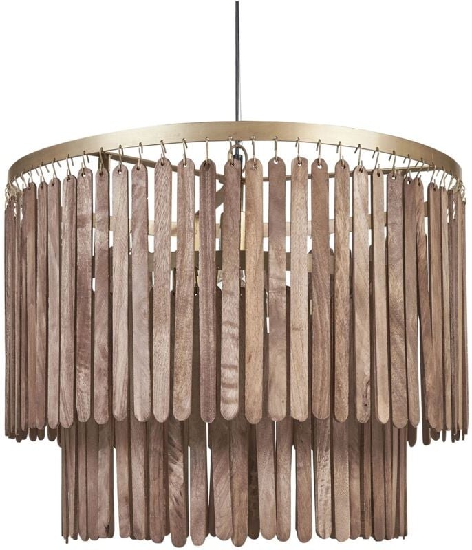 Hängeleuchte KAVERI Mango Holz Braun