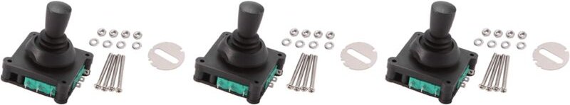 3X Joystick-Schalter ac 240 v 5 Ein 4 no 4 nc Momentan 2,5 mm Befestigungsgewinde Joystick-Schalter