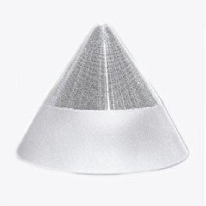 Trade Shop - Pendelleuchte Kronleuchter konisch weiß Stahl Deckenleuchte led Wandleuchte Design -