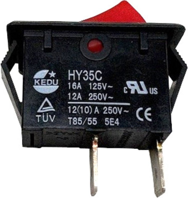 KEDU HY35C Wippschalter Ein-/Aus Schalter 250V 16A 2Pin Schalter für Gartenpumpe uvm.