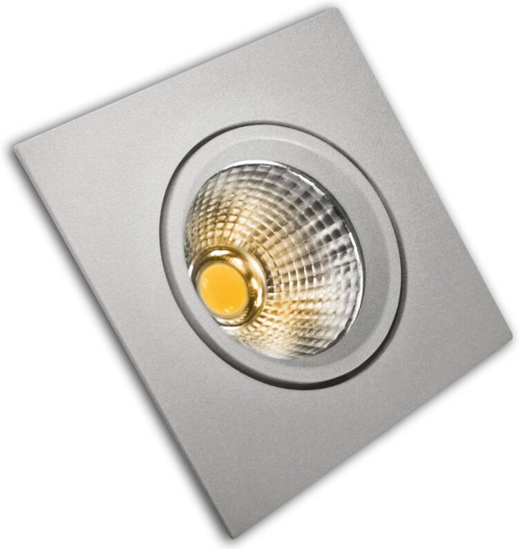 Thumbnail - 5 w kaltsilberner quadratischer Matel-LED-Kippring