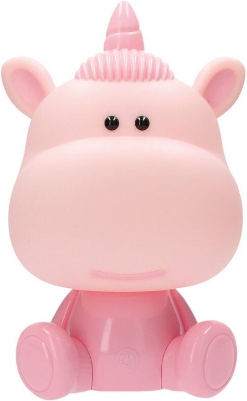 Einhorn LED Nachtlicht 5W RGB + Tageslicht mit Lautsprecher und Batterie Rosa