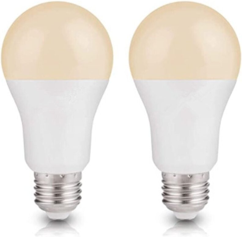 2 x 9W Radar-LED-Lampen, Radarlampen aus Aluminiumdruckguss, 3000K (Warmweiß)