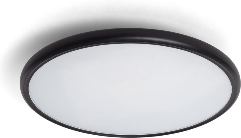 Efectoled - led Deckenleuchte 28W Metall cct wählbar Meisel Schwarz