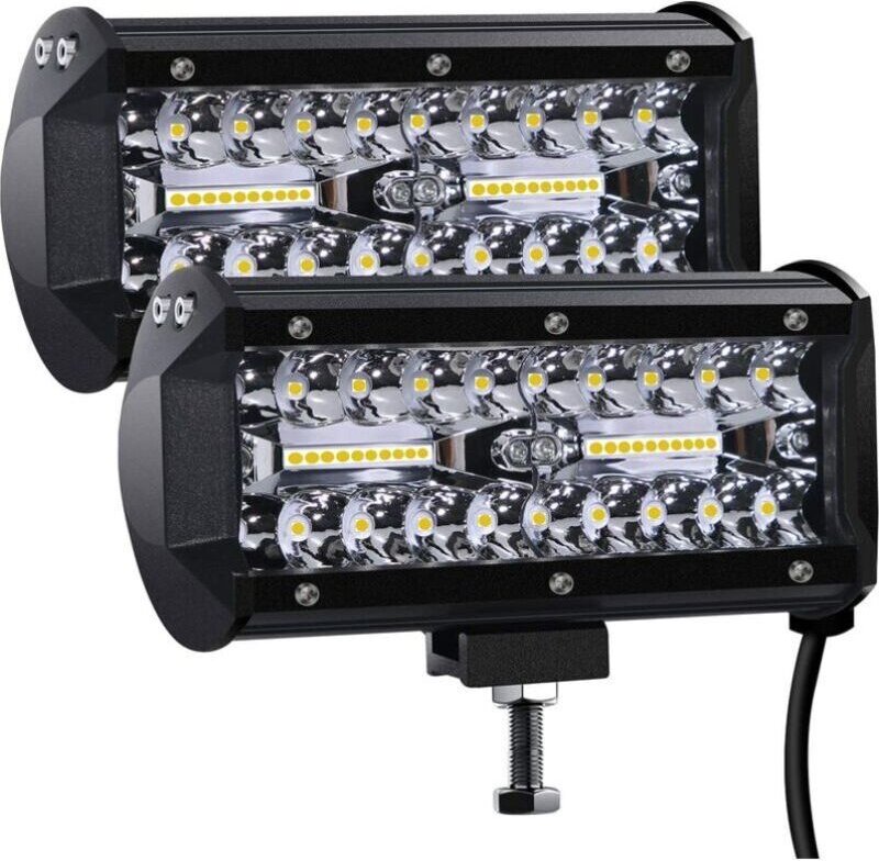 12V 300W 7-Zoll-LED-Arbeitsleuchte, IP67 wasserdicht, 27.000 lm LED-Nebelscheinwerfer, für Auto, LKW, Traktor, SUV, Boot...