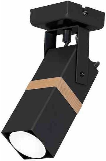 VIDAR BLACK 1xGU10 Wandleuchte