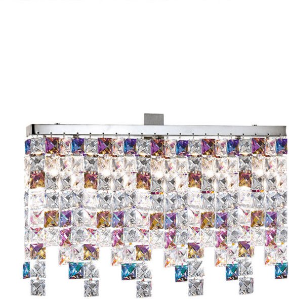 Prisma Kristall-Deckenleuchte 3-flammig Chrom - Kolarz