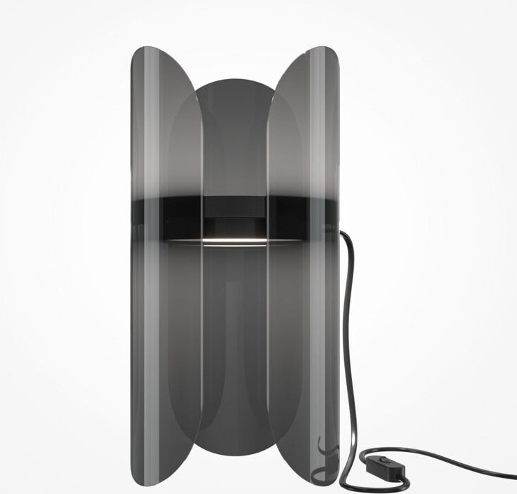 Maytoni Insight Moderne Tischlampe Schwarz 3000K