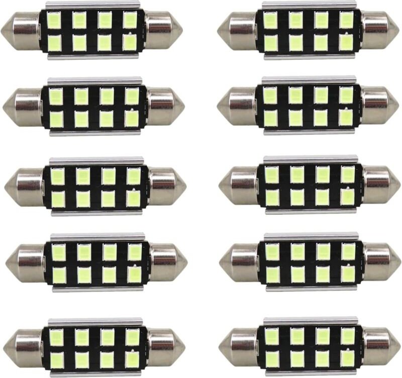 Soffitten-LED-Lampen, 31 mm, 2835 SMD, extra hell, eisblau-weiß, Ersatz für LED-Autobeleuchtung, Innenraumbeleuchtung, K...