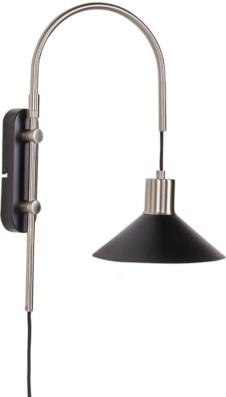 Thumbnail - Wandlampe SISSA verstellbar Metall Schwarz