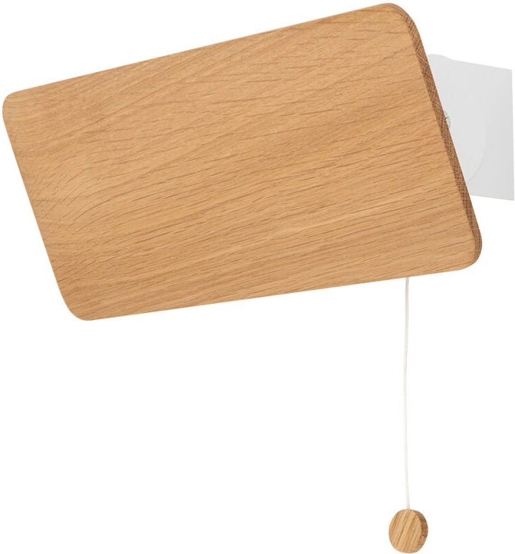 Oslo 1 E14 Eichen-Wandleuchte Holz Nowodvorski 9700