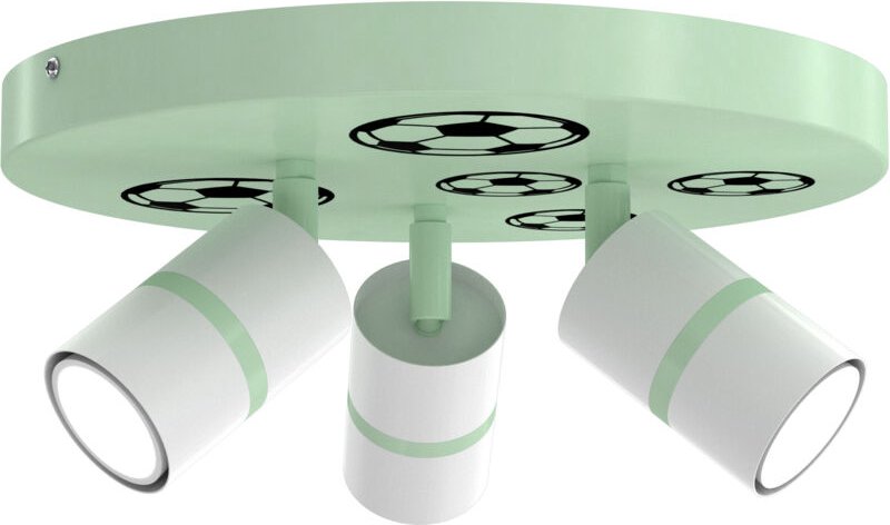 Frei. LED Deckenleuchte, verstellbar, 3x Gu10 EWILIGHT Fußball