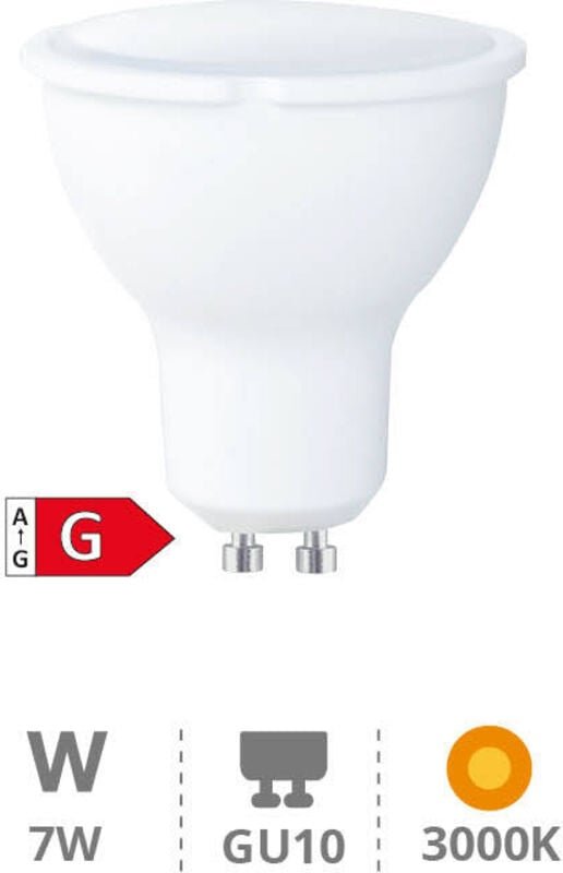 Dichroitische LED-Lampe 6W GU10 3000K dimmbar