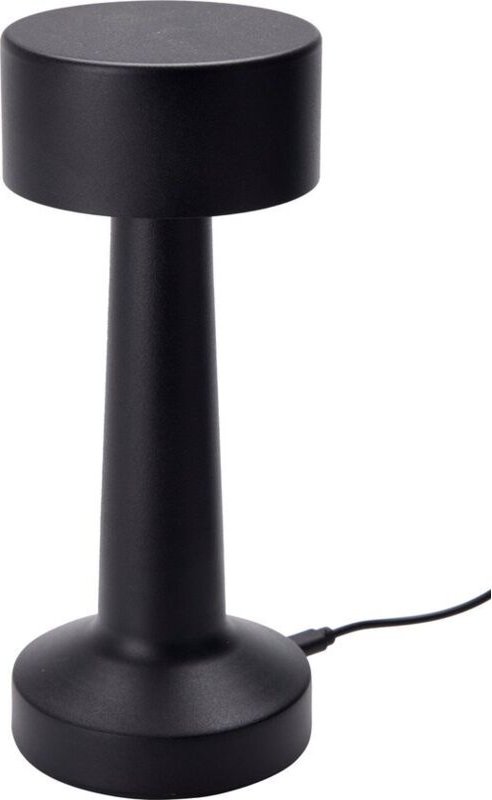 LED-Tischleuchte, mattschwarz, 8 × 21 cm