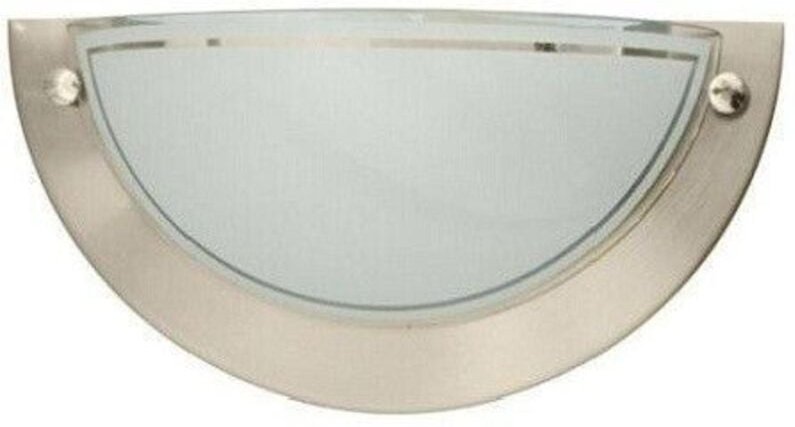 GSC - Wandleuchte led Halbmond Nickel satiniert 1xE27 0701939