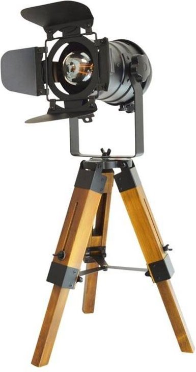 Vintage Tischlampe mit Stativ 'cinema mini' 67cm