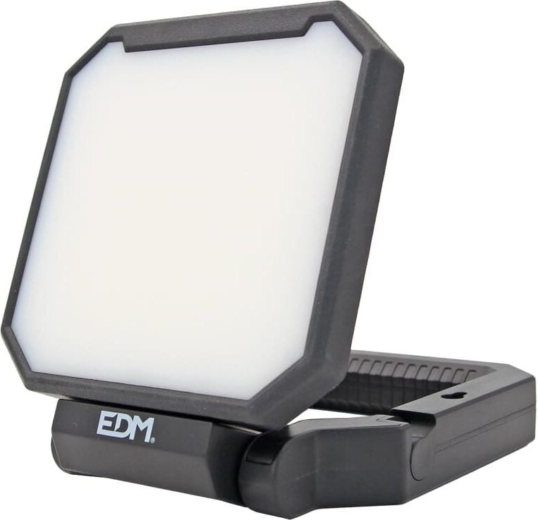 60W led Strahler, 3 Modi, IP44, 8h Akkulaufzeit EDM 36111