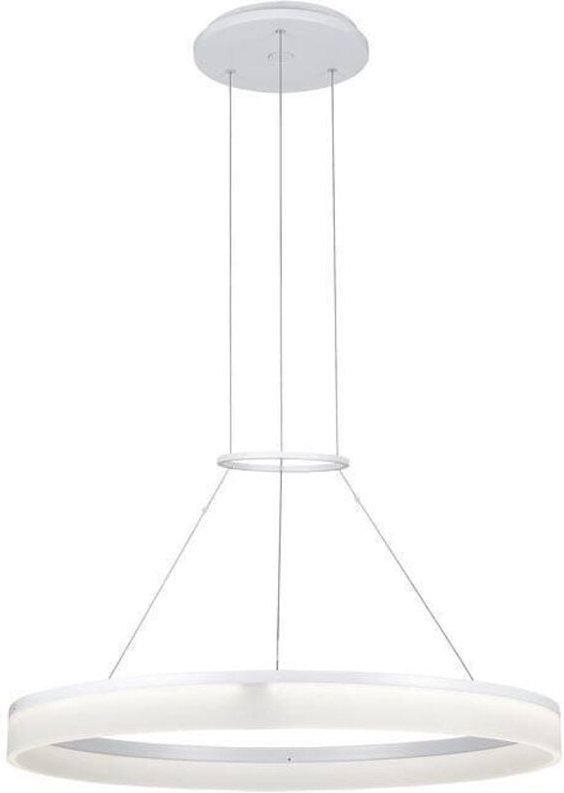 Grok - Integrierter led 1 Light Medium Deckenanhänger Weiß - Leds-c4