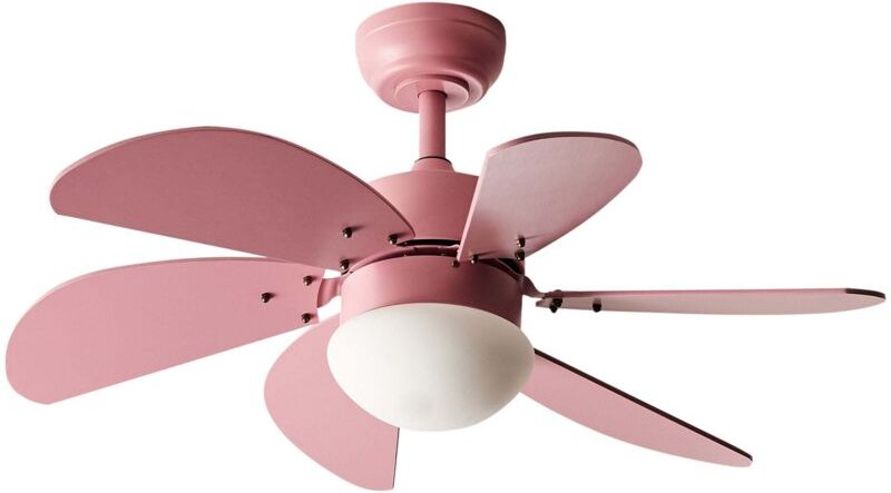 Deckenventilator mit Licht LOGAR mit Fernbedienung Rosa